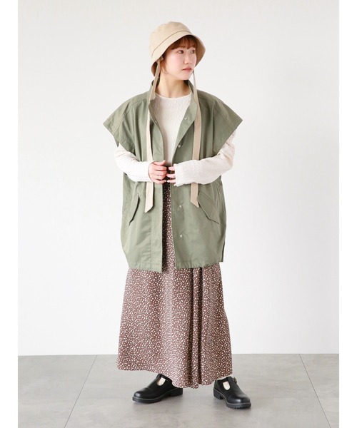 ehka sopo（エヘカソポ）の「小花柄フレアスカート（スカート・レディース・ブラック/ネイビー/ブラウン・ﾌﾘ-）」の22枚目の写真