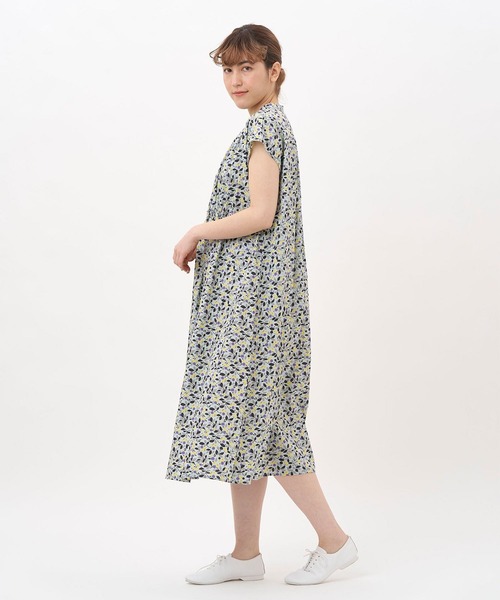 NIMES(ニーム)の「LIBERTY andrea シャーリングワンピース(ワンピース・レディース・レッド系その他/イエロー系その他・FREE)」の6枚目の写真