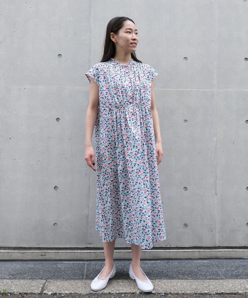 NIMES(ニーム)の「LIBERTY andrea シャーリングワンピース(ワンピース・レディース・レッド系その他/イエロー系その他・FREE)」の7枚目の写真