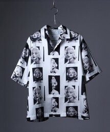 tk.TAKEO KIKUCHI | Retro Grade for tk.TAKEO KIKUCHI モンロー＆ヘップバーン総柄シャツ(シャツ/ブラウス)