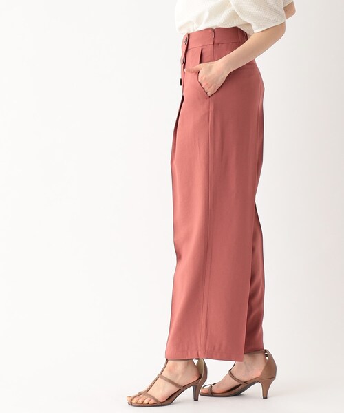 OPAQUE.CLIP（オペークドットクリップ）の「◆セットアップ対応　落ち感マリンパンツ【洗濯機洗い可】（その他パンツ・レディース・ライトベージュ/ネイビー/ライトグリーン/レンガ・36/38/40/42）」の7枚目の写真