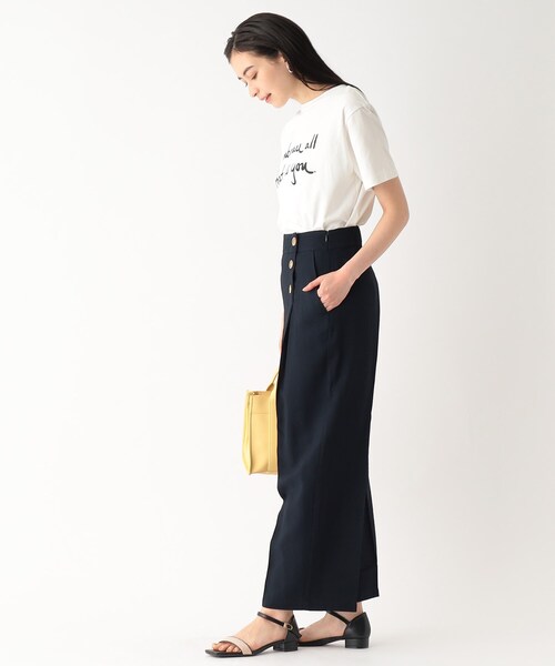 OPAQUE.CLIP（オペークドットクリップ）の「◆セットアップ対応　落ち感マリンパンツ【洗濯機洗い可】（その他パンツ・レディース・ライトベージュ/ネイビー/ライトグリーン/レンガ・36/38/40/42）」の11枚目の写真