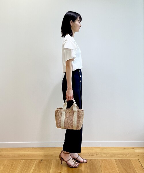 OPAQUE.CLIP（オペークドットクリップ）の「◆セットアップ対応　落ち感マリンパンツ【洗濯機洗い可】（その他パンツ・レディース・ライトベージュ/ネイビー/ライトグリーン/レンガ・36/38/40/42）」の17枚目の写真