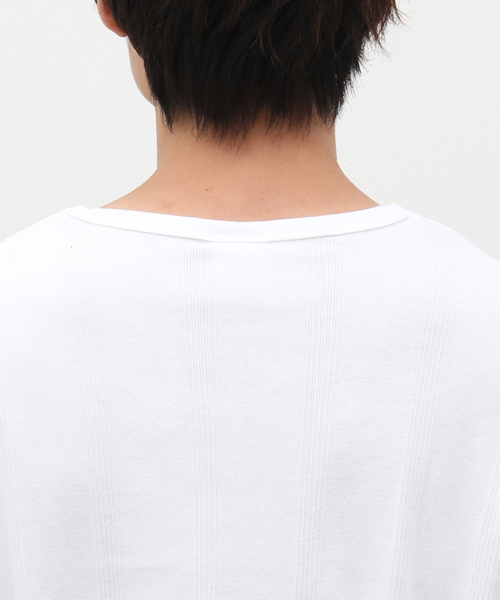 MILLER（ミラー）の「【MILLER / ミラー】別注 ストライプ Tシャツ（Tシャツ/カットソー・メンズ・ブラック/ホワイト・SMALL/MEDIUM/LARGE）」の6枚目の写真