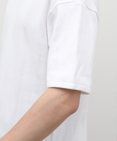 MILLER（ミラー）の「【MILLER / ミラー】別注 ストライプ Tシャツ（Tシャツ/カットソー・メンズ・ブラック/ホワイト・SMALL/MEDIUM/LARGE）」の13枚目の写真