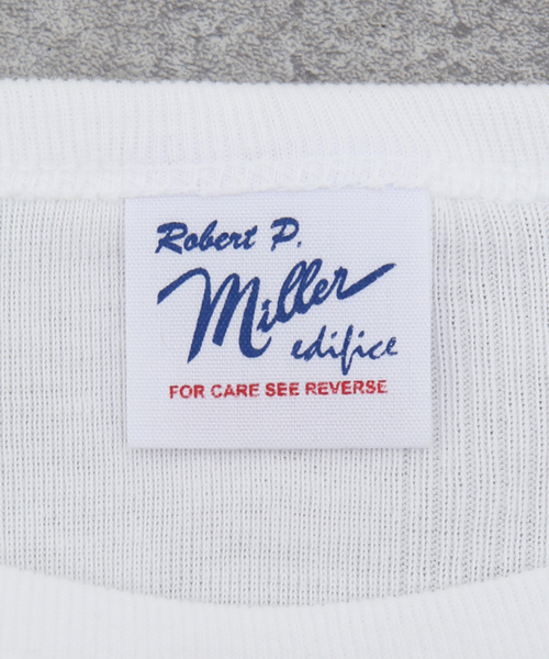 MILLER（ミラー）の「【MILLER / ミラー】別注 ストライプ Tシャツ（Tシャツ/カットソー・メンズ・ブラック/ホワイト・SMALL/MEDIUM/LARGE）」の5枚目の写真