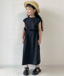 CIAOPANIC TYPY | 【KIDS】USAコットンドロストフレンチスリーブワンピース(ワンピース)