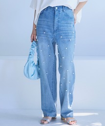 LAVEANGE | パールデニムパンツ(デニムパンツ)