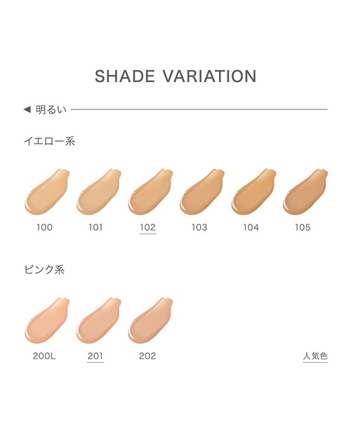 RMK（アールエムケー）の「RMK リクイドファンデーション フローレスカバレッジ（ファンデーション・レディース・201/102/103/202/104/100/200L/101/105・FREE）」の12枚目の写真