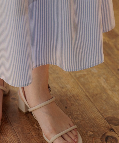 flower(フラワー)の「サマリーフレアスカート(スカート・レディース・ブルー/ホワイト・FREE)」の16枚目の写真