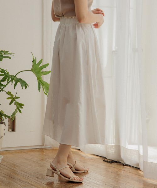 flower(フラワー)の「サマリーフレアスカート(スカート・レディース・ブルー/ホワイト・FREE)」の3枚目の写真