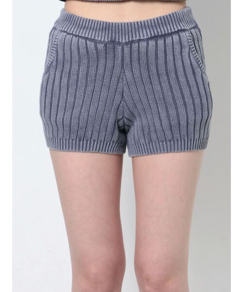 GYDA（ジェイダ）の「【SETUP着用可】ブリーチワイドリブニットショーパン（その他パンツ・レディース・オリーブ/オフホワイト/ネイビー・FREE）」の6枚目の写真