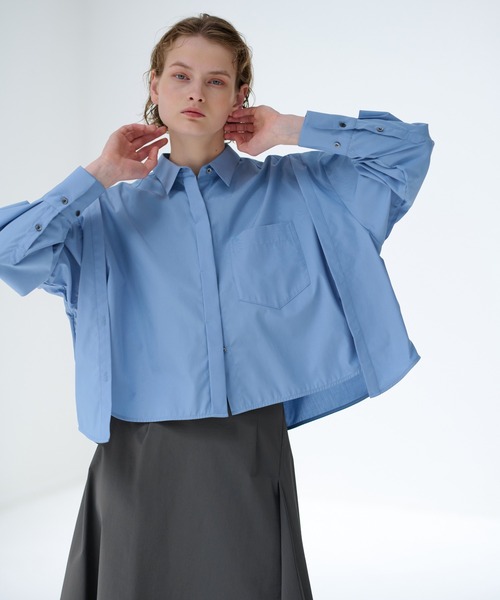 LANVIN en Bleu（ランバンオンブルー）の「2wayショートシャツ