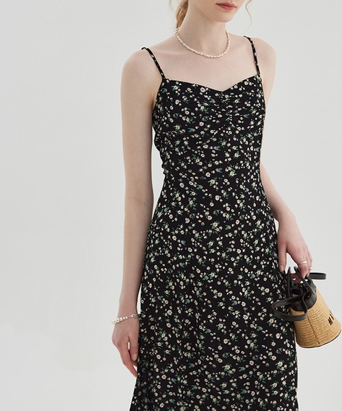 ❣️24新作 ♡ Alice+Olivia 花柄キャミワンピース 新品♡　505 Fano Studios（ファノ ストゥディオズ）の「花柄ロングキャミ