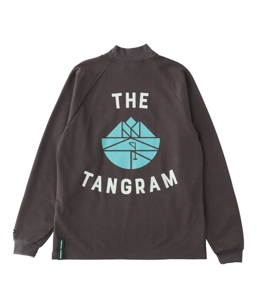 TANGRAM（タングラム）の「PIN FLAG AIR MOCKNECK TEE（Tシャツ/カットソー・メンズ・チャコール/ブラック/ホワイト・XS/S/M/L/XL）」の3枚目の写真