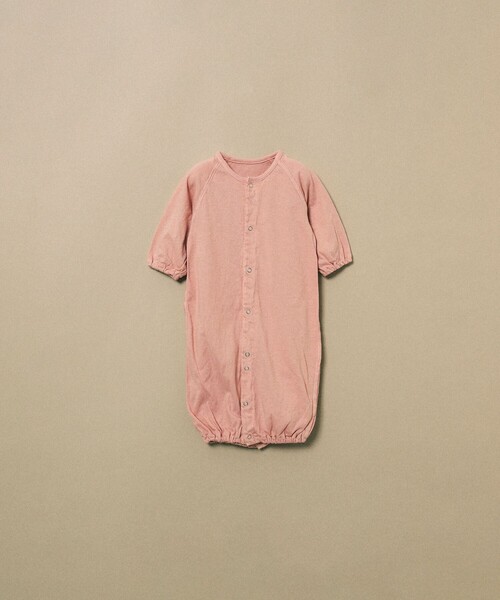 こども ビームス（コドモビームス）の「Daily Organic 2way ロンパース（45～80cm）（ロンパース・キッズ・ナチュラル/ラベンダー/ブラウン系その他2/レッド系その他/ブラック系その他3/イエロー/レッド系その他3/ブルー系その他4・60-70cm/70-80cm/45-55cm）」の7枚目の写真