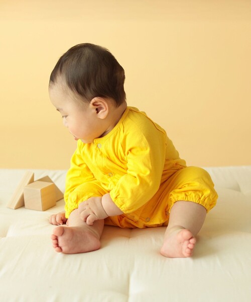 こども ビームス（コドモビームス）の「Daily Organic 2way ロンパース（45～80cm）（ロンパース・キッズ・ナチュラル/ラベンダー/ブラウン系その他2/レッド系その他/ブラック系その他3/イエロー/レッド系その他3/ブルー系その他4・60-70cm/70-80cm/45-55cm）」の6枚目の写真