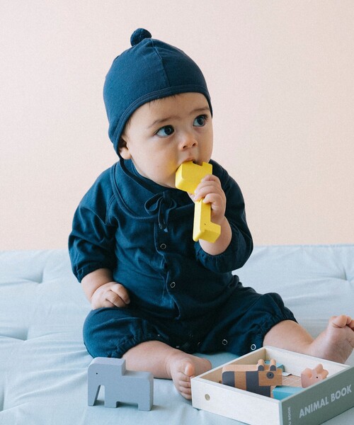 こども ビームス / Daily Organic 2way ロンパース（45～80cm）（ロンパース）｜こども ビームス（コドモビームス）