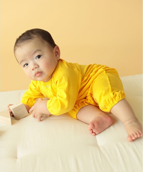 こども ビームス（コドモビームス）の「Daily Organic 2way ロンパース（45～80cm）（ロンパース・キッズ・ナチュラル/ラベンダー/ブラウン系その他2/レッド系その他/ブラック系その他3/イエロー/レッド系その他3/ブルー系その他4・60-70cm/70-80cm/45-55cm）」の12枚目の写真