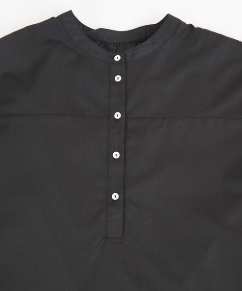 titivate（ティティベイト）の「ボリュームスリーブシャツワンピース（シャツワンピース・レディース・ブラック/オフホワイト/ブラウン・S/M）」の13枚目の写真