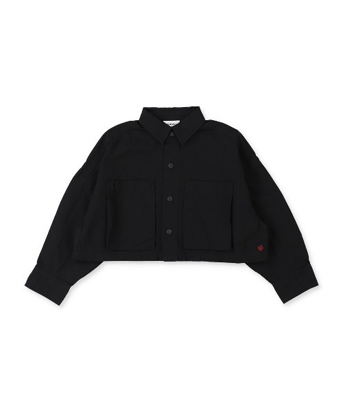 GROOVY COLORS(グルービーカラーズ)の「ローン SHORT シャツ(シャツ/ブラウス・キッズ・ブラック/カーキ・110/120)」の5枚目の写真