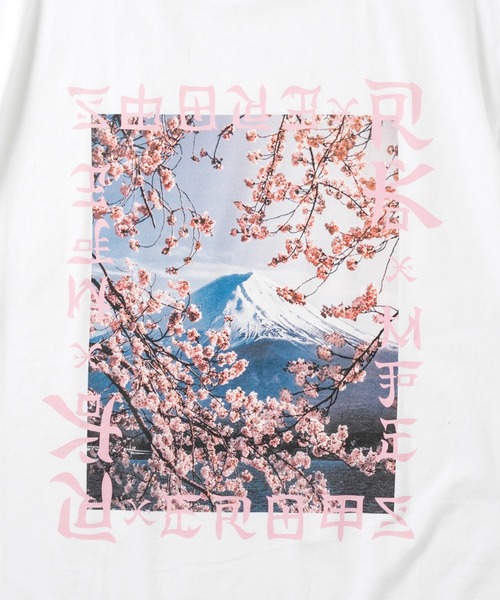 MFC STORE（エムエフシーストア）の「RK × MFC STORE Mt. Fuji / SAKURA S/S TEE（Tシャツ/カットソー・メンズ・ブラック/ネイビー/ホワイト・S/M/L/XL/XXL）」の13枚目の写真