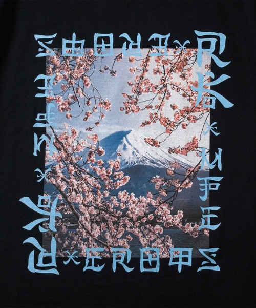 MFC STORE（エムエフシーストア）の「RK × MFC STORE Mt. Fuji / SAKURA S/S TEE（Tシャツ/カットソー・メンズ・ブラック/ネイビー/ホワイト・S/M/L/XL/XXL）」の17枚目の写真
