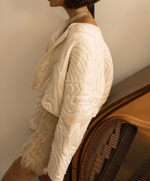 Topography Quilting Knit Jacket（その他アウター）｜leinwande 