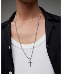 ALLSAINTS | KADE CROSS STERLING SILVER NECKLACE | KADE クロス スターリング シルバー ネックレス(ネックレス)
