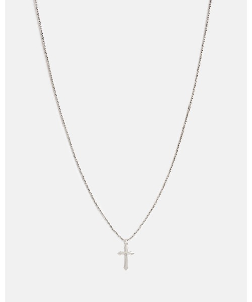 ALLSAINTS（オールセインツ）の「KADE CROSS STERLING SILVER NECKLACE | KADE クロス スターリング シルバー ネックレス（ネックレス・メンズ・シルバー系その他・ONE SIZE）」の8枚目の写真
