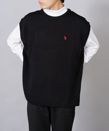 U.S. POLO ASSN./ユーエスポロアッスン クルーニットベスト