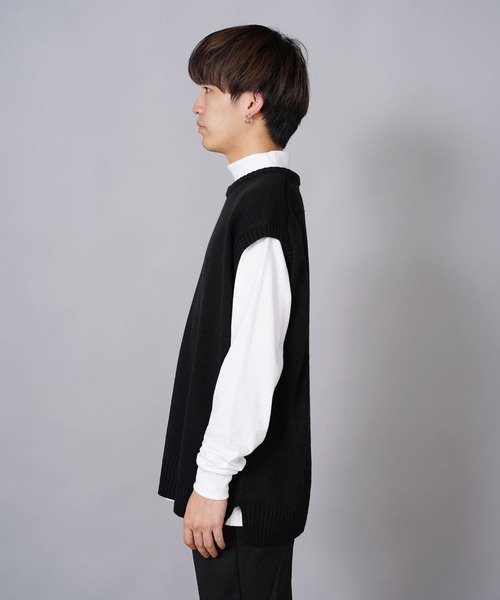 U.S. POLO ASSN.(ユーエスポロアッスン)の「U.S. POLO ASSN./ユーエスポロアッスン クルーニットベスト(ベスト・メンズ・ベージュ/グリーン/イエロー/ネイビー/アイボリー/ブラック・S/LL/M/L)」の7枚目の写真