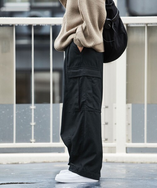 FREAK'S STORE（フリークスストア）の「FREAK’S STORE/フリークスストア バルーンシルエット カーゴパンツ/ワイドパンツ/ビックシルエット/6ポケットパンツ/カーゴポケット（カーゴパンツ・メンズ・ブラック/オリーブ/グリーン系その他/その他9・MEDIUM/LARGE）」の9枚目の写真