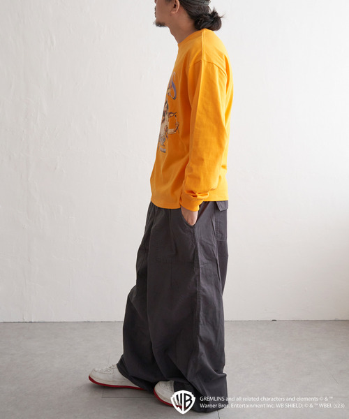 VENCEEXCHANGE（ヴァンスエクスチェンジ）の「GREMLINS グレムリン コラージュプリントロンT（Tシャツ/カットソー・メンズ・イエロー/パープル系/ホワイト/ブラック・M/L）」の22枚目の写真