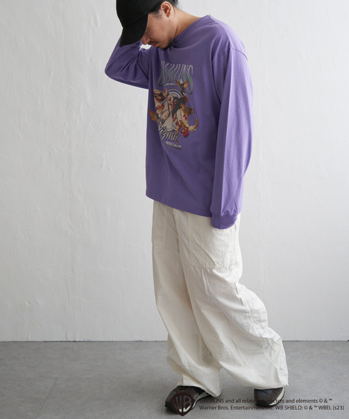 VENCEEXCHANGE（ヴァンスエクスチェンジ）の「GREMLINS グレムリン コラージュプリントロンT（Tシャツ/カットソー・メンズ・イエロー/パープル系/ホワイト/ブラック・M/L）」の11枚目の写真