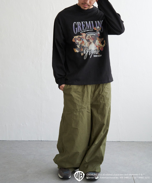 VENCEEXCHANGE（ヴァンスエクスチェンジ）の「GREMLINS グレムリン コラージュプリントロンT（Tシャツ/カットソー・メンズ・イエロー/パープル系/ホワイト/ブラック・M/L）」の15枚目の写真