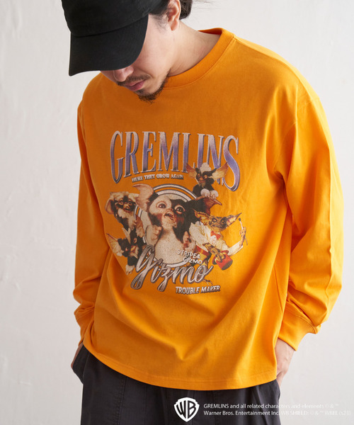 VENCEEXCHANGE（ヴァンスエクスチェンジ）の「GREMLINS グレムリン コラージュプリントロンT（Tシャツ/カットソー・メンズ・イエロー/パープル系/ホワイト/ブラック・M/L）」の20枚目の写真