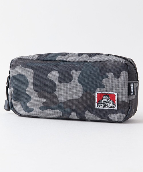 BEN DAVIS(ベンデイビス)の「【BEN DAVIS/ベンデイビス】ペンケース カモフラージュ デニム BDW-9165(ポーチ・メンズ・カーキ/インディゴブルー/ブラック・FREE)」の2枚目の写真