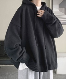 BLANC FICELLE（ブランフィセル）の「ニットパーカー（パーカー）」