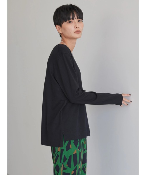 AMERICAN HOLIC(アメリカンホリック)の「Daily クルーネックカットプルオーバー(Tシャツ/カットソー・レディース・オフホワイト/ブルー系その他/ブラック/ブラック系その他4・L/M/S)」の13枚目の写真