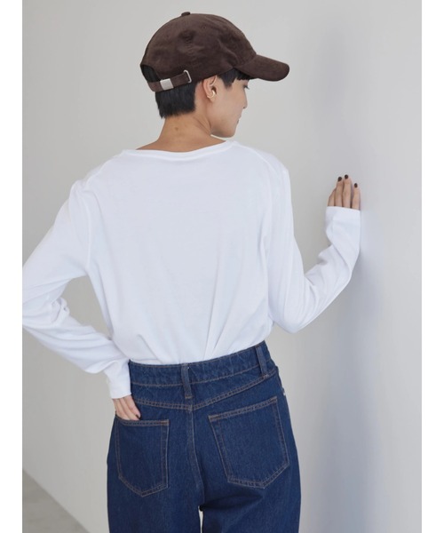 AMERICAN HOLIC(アメリカンホリック)の「Daily クルーネックカットプルオーバー(Tシャツ/カットソー・レディース・オフホワイト/ブルー系その他/ブラック/ブラック系その他4・L/M/S)」の18枚目の写真