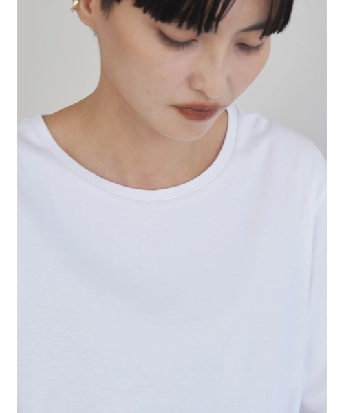 AMERICAN HOLIC(アメリカンホリック)の「Daily クルーネックカットプルオーバー(Tシャツ/カットソー・レディース・オフホワイト/ブルー系その他/ブラック/ブラック系その他4・L/M/S)」の19枚目の写真