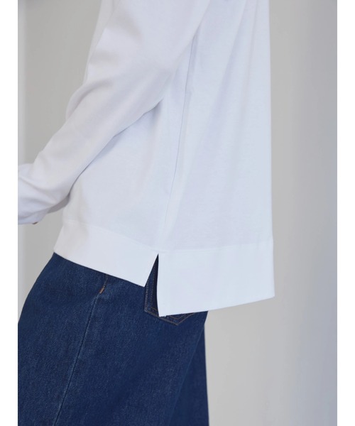 AMERICAN HOLIC(アメリカンホリック)の「Daily クルーネックカットプルオーバー(Tシャツ/カットソー・レディース・オフホワイト/ブルー系その他/ブラック/ブラック系その他4・L/M/S)」の21枚目の写真