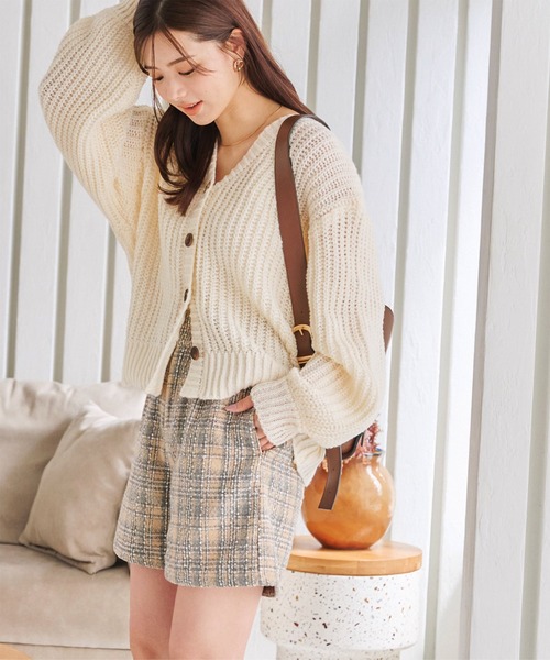 Picone チェック柄 レディースパンツ Picone CLUB パンツ 通気速乾チェック柄パンツ レディース