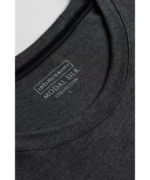 Intimissimi(インティミッシミ)の「モダール&シルク Tシャツ(Tシャツ/カットソー・メンズ・ダークグレー/ダークネイビー/ダークグリーン・L/M/S/XL)」の6枚目の写真