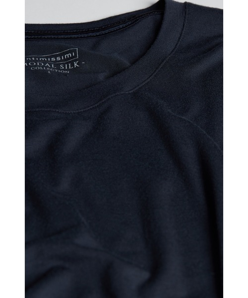 Intimissimi(インティミッシミ)の「モダール&シルク Tシャツ(Tシャツ/カットソー・メンズ・ダークグレー/ダークネイビー/ダークグリーン・L/M/S/XL)」の10枚目の写真