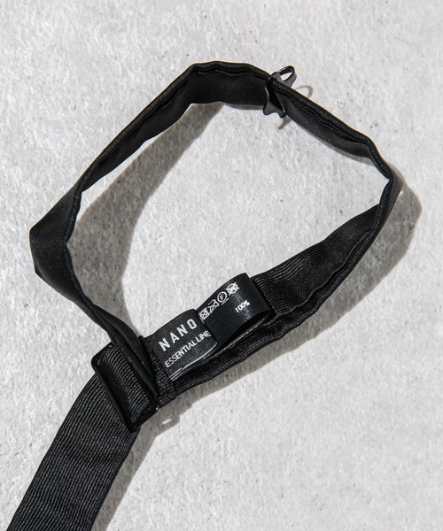 NANO universe（ナノユニバース）の「「ESSENTIAL LINE」フォーマルブラックボウタイ（ネクタイ・メンズ・ブラック・FREE）」の7枚目の写真