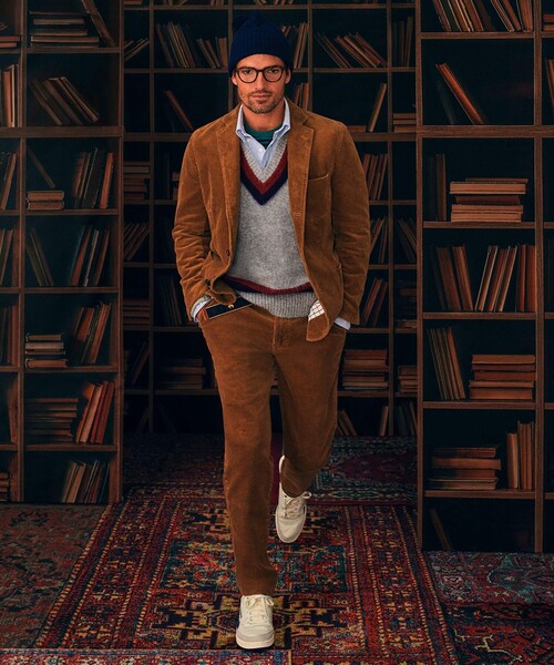 BROOKS BROTHERS(ブルックスブラザーズ)の「ブラッシュドウール Vネックテニスセーター(ニット/セーター・メンズ・グレー・X-LARGE/SMALL/MEDIUM/LARGE)」の16枚目の写真