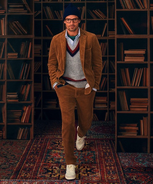 BROOKS BROTHERS(ブルックスブラザーズ)の「ブラッシュドウール Vネックテニスセーター(ニット/セーター・メンズ・グレー・X-LARGE/SMALL/MEDIUM/LARGE)」の6枚目の写真