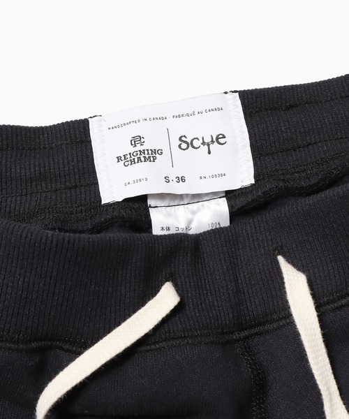 REIGNING CHAMP（レイニングチャンプ）の「REIGNING CHAMP/レイニングチャンプ×Scye/サイ SWEATPANTS スウェットパンツ（スウェットパンツ・メンズ・ブラック・M/L/S）」の5枚目の写真
